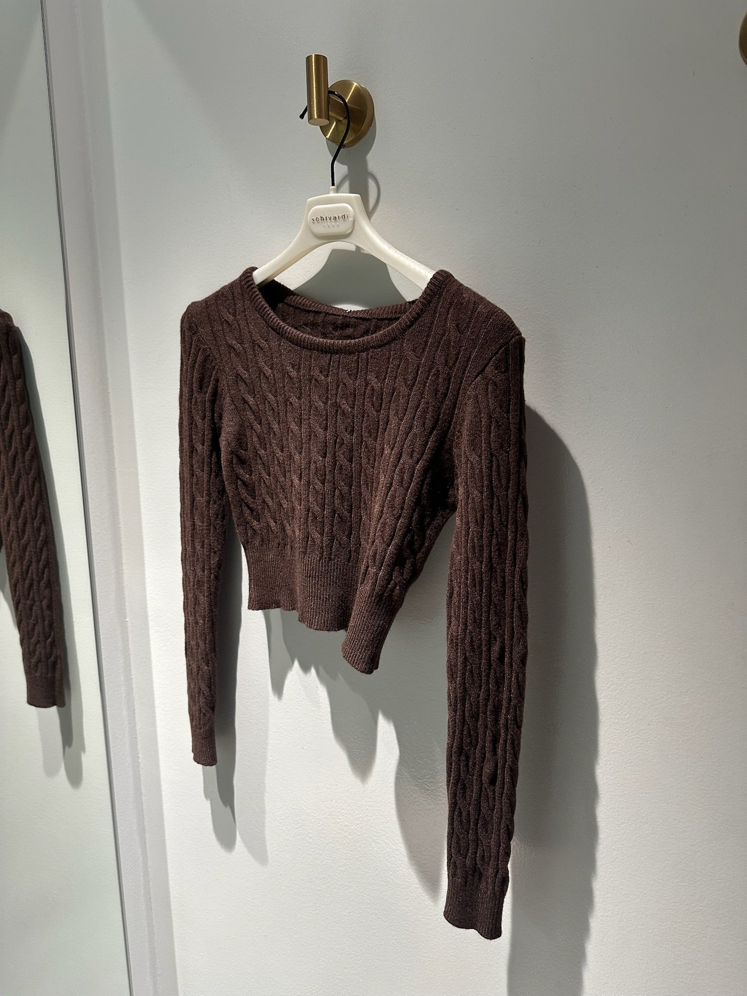 maglioncino treccie cropped