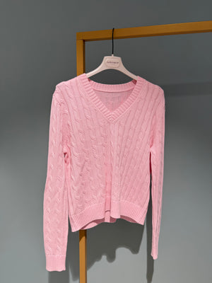 maglione v treccia 5 colori