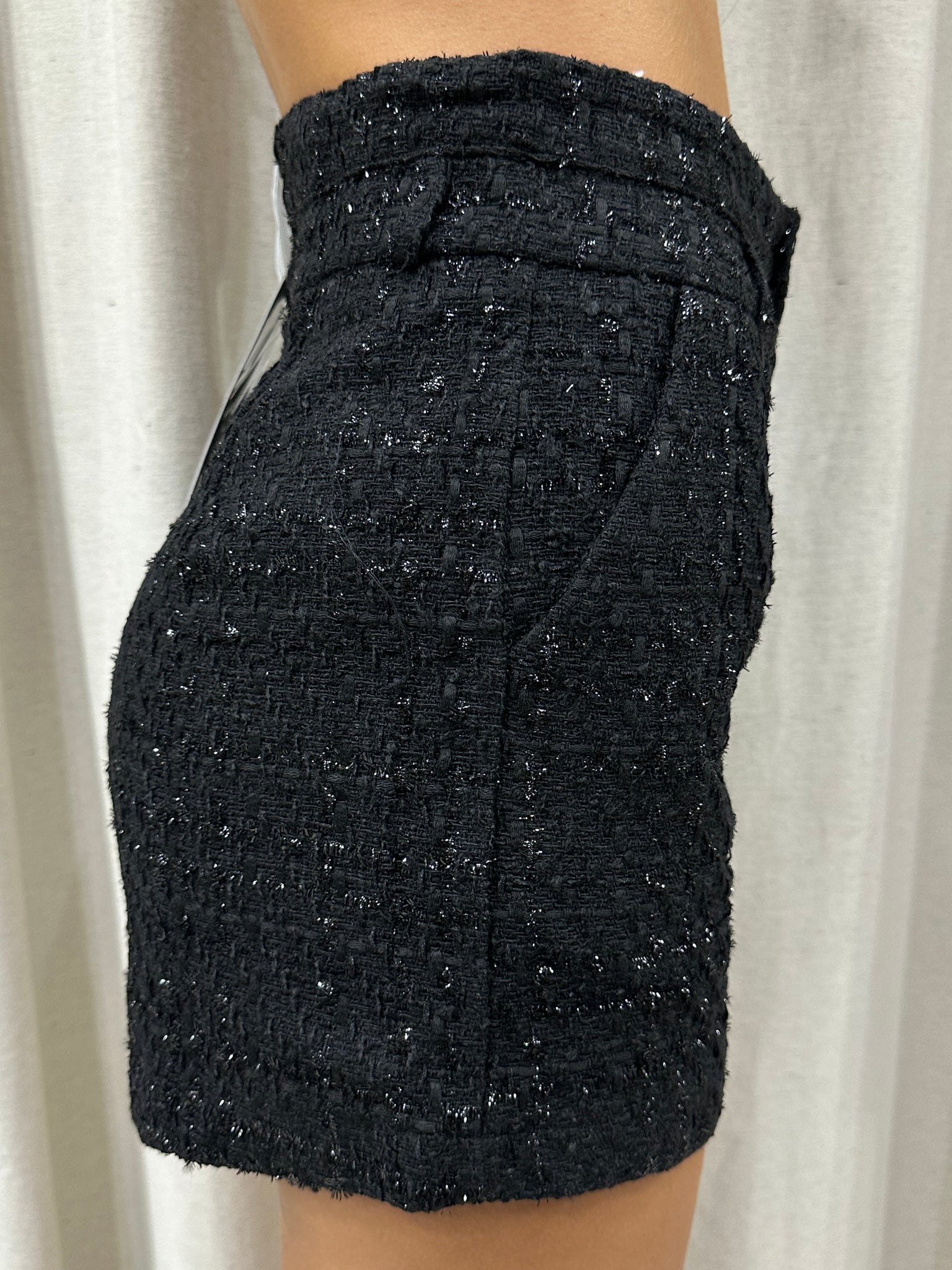 pantaloncino chanel nero