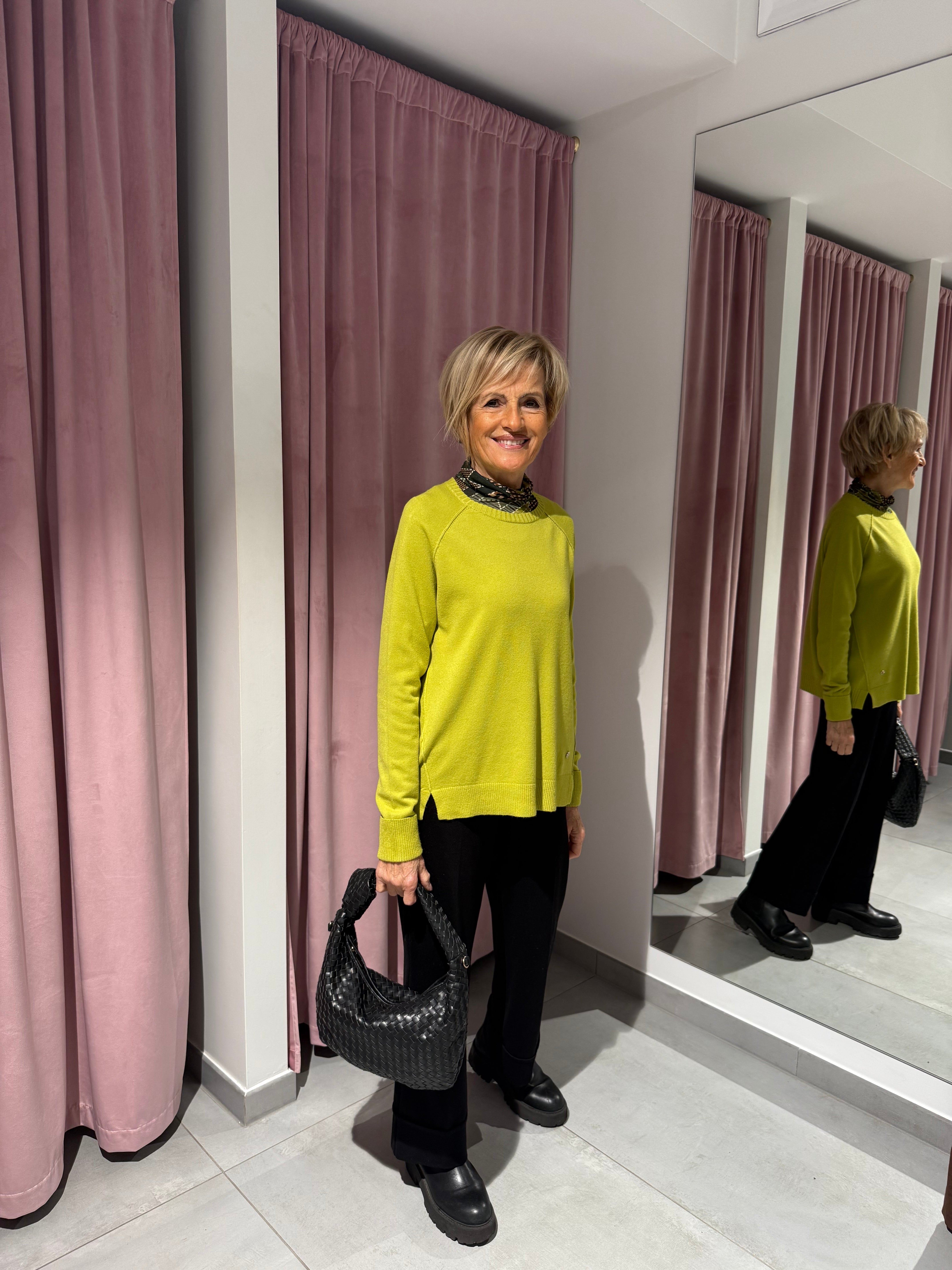 maglioncino dettaglio punto luce