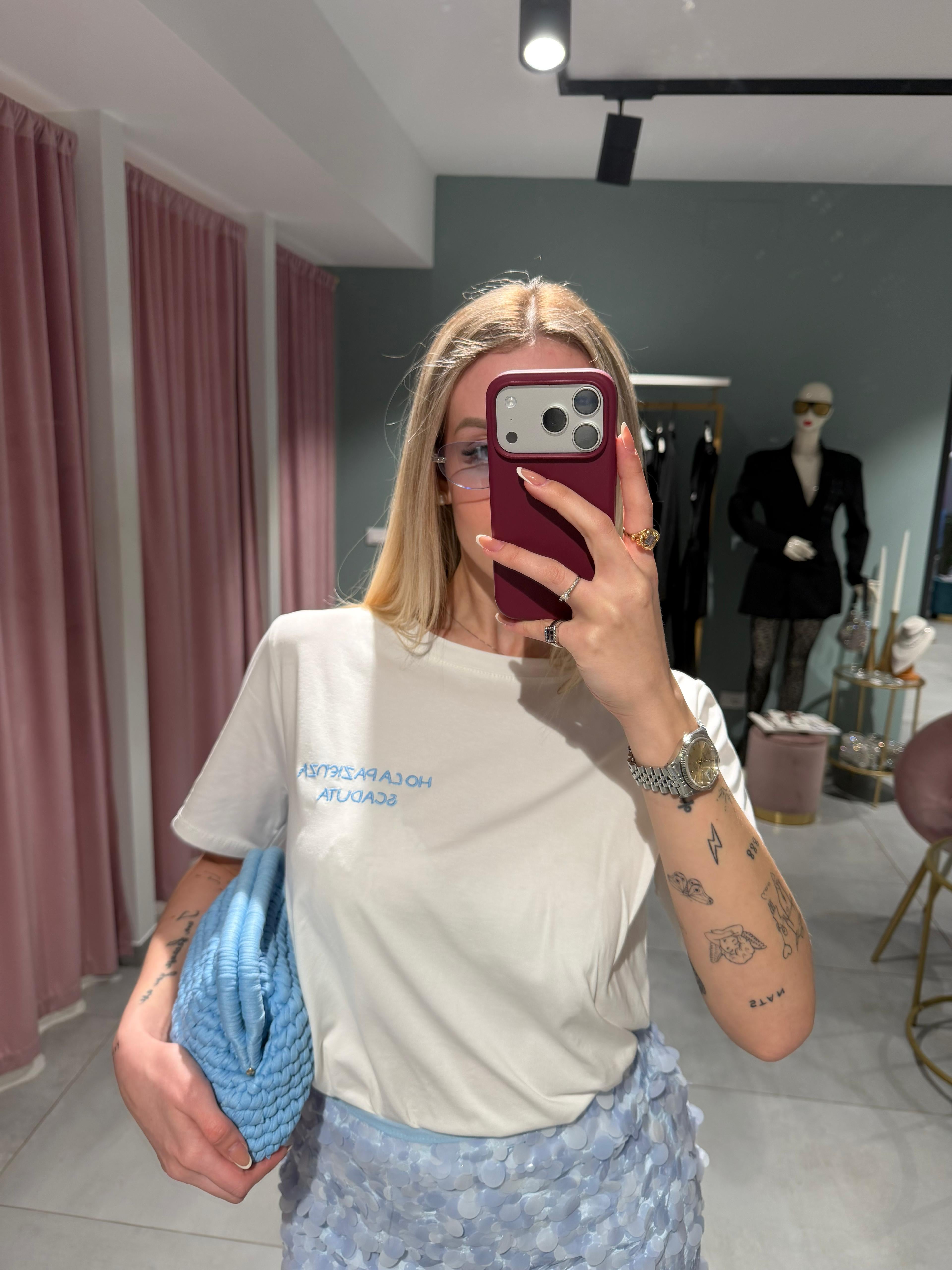 t-shirt pazienza