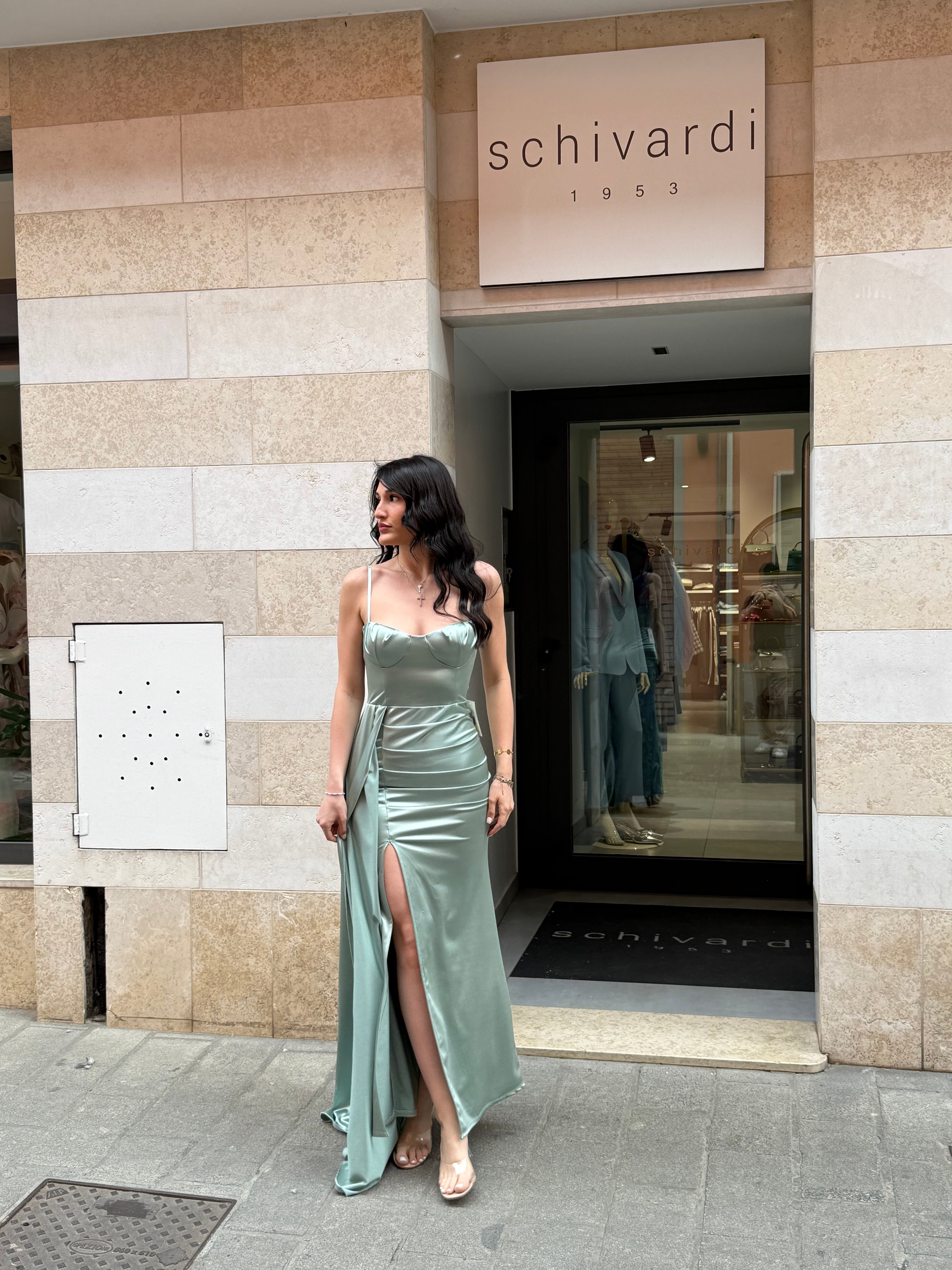 abito elegant raso
