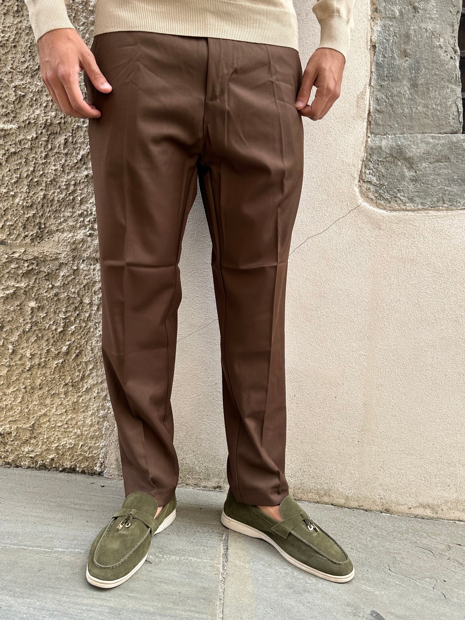 pantalone filippo marrone