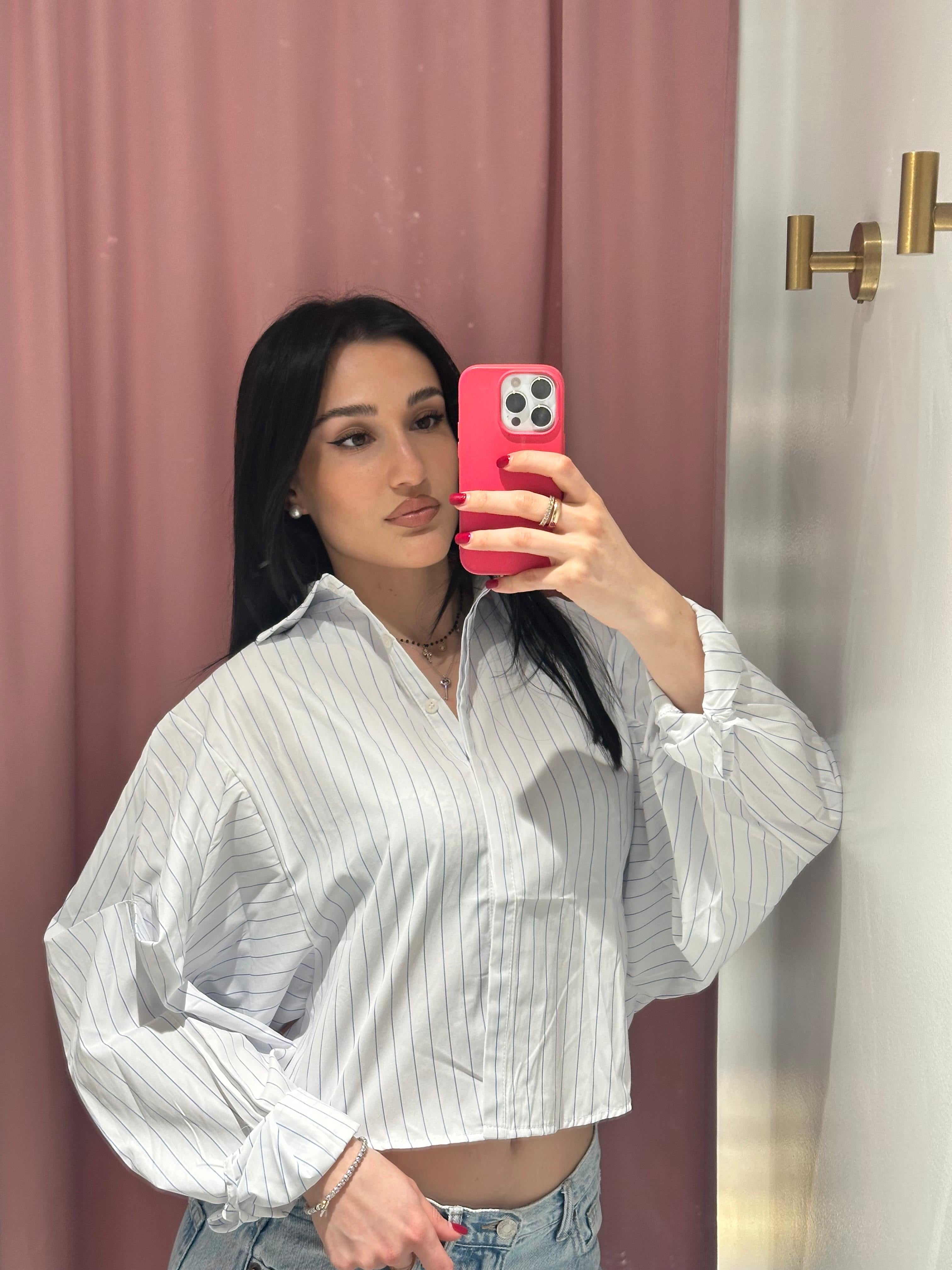 camicia gessata