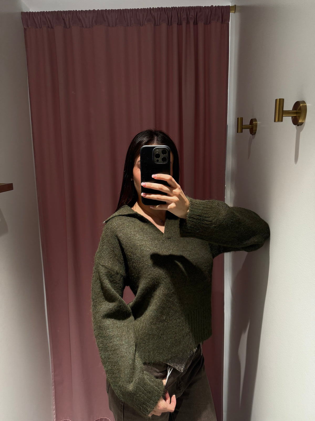 maglione scollo v