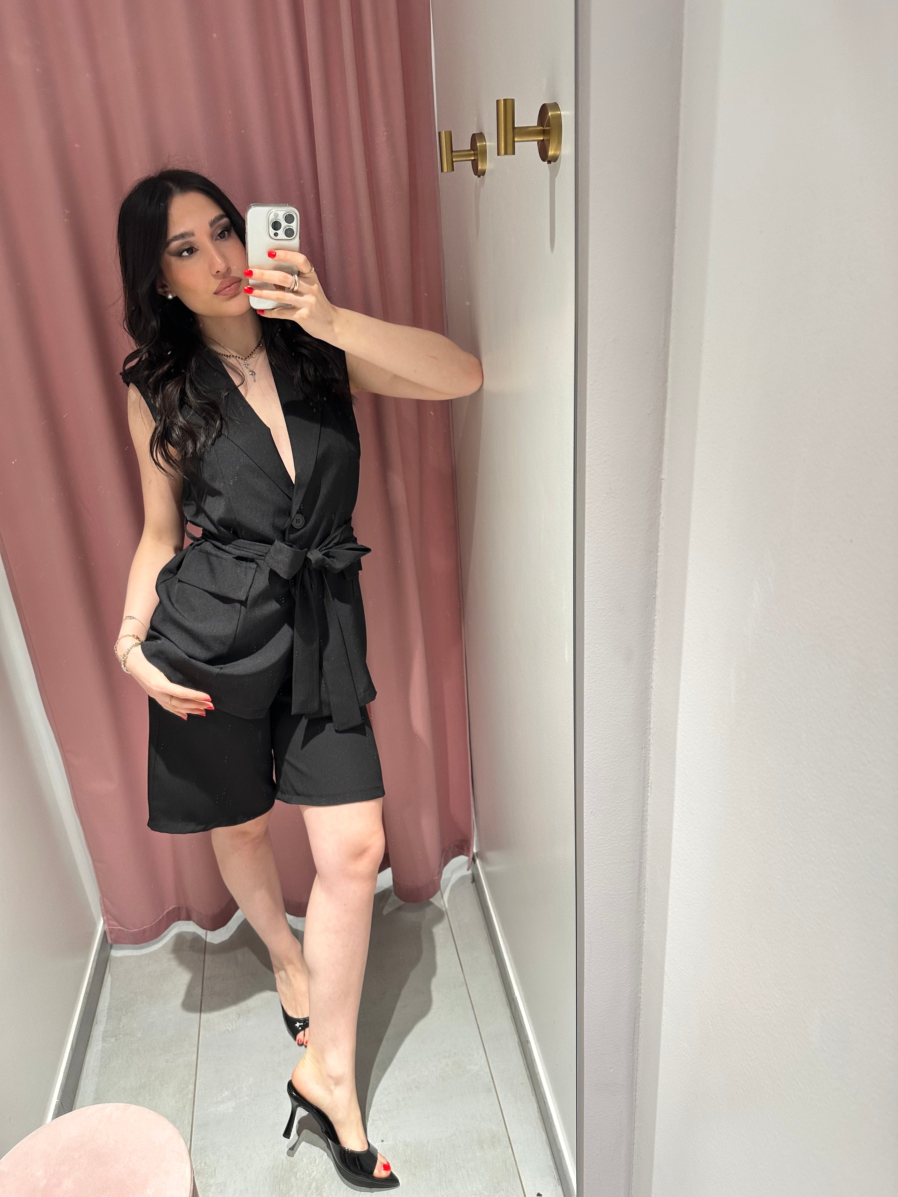 tailluer gilet e bermuda