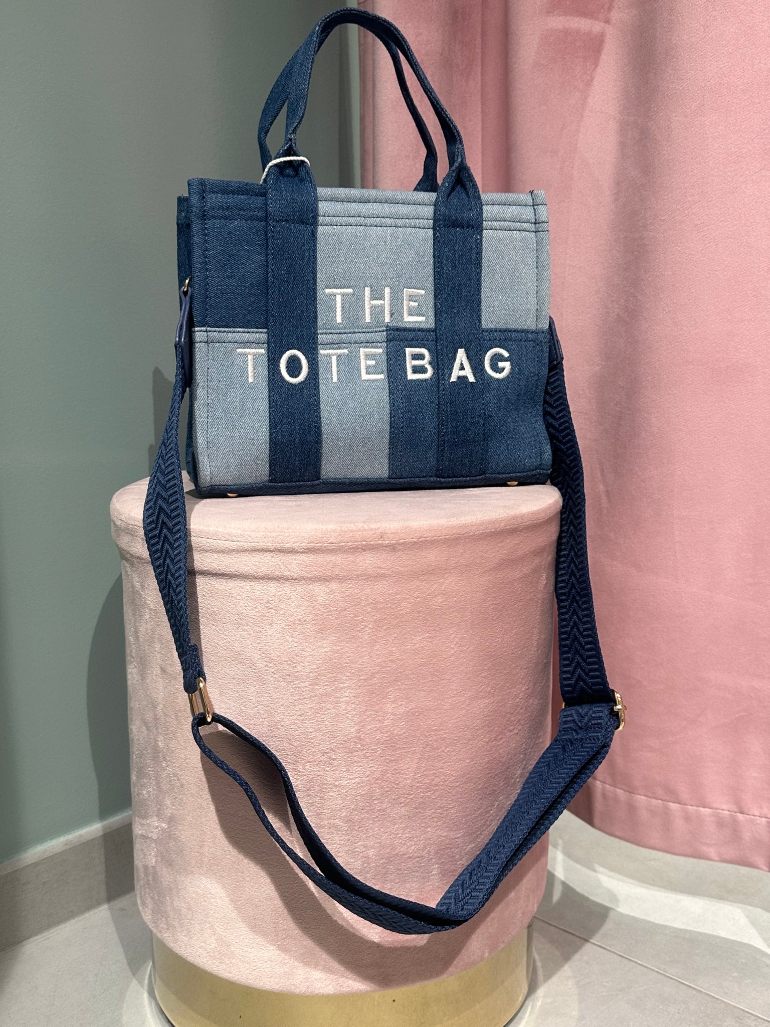 borsa medium tote jeans