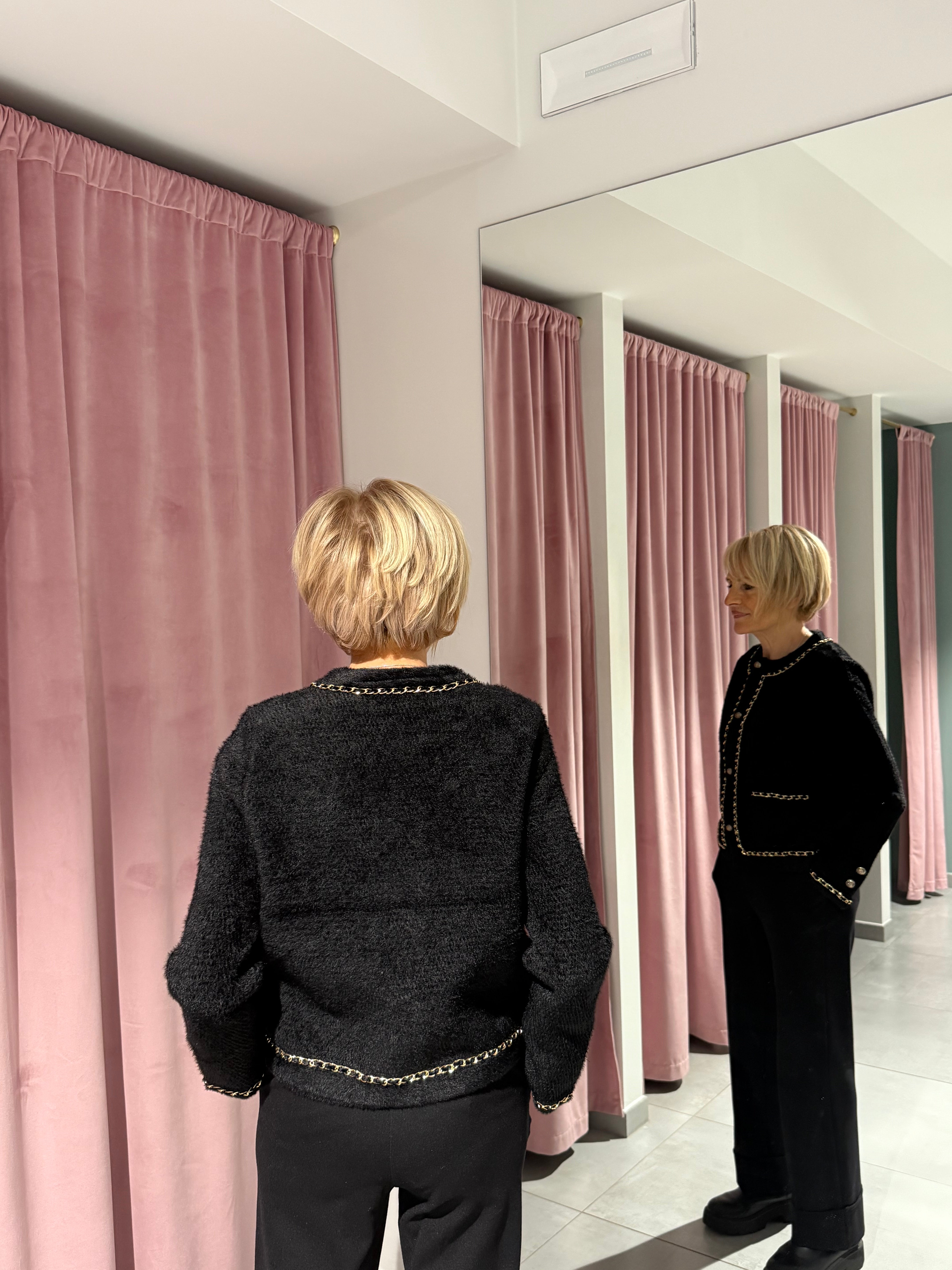 chanellino ecopelliccia nero