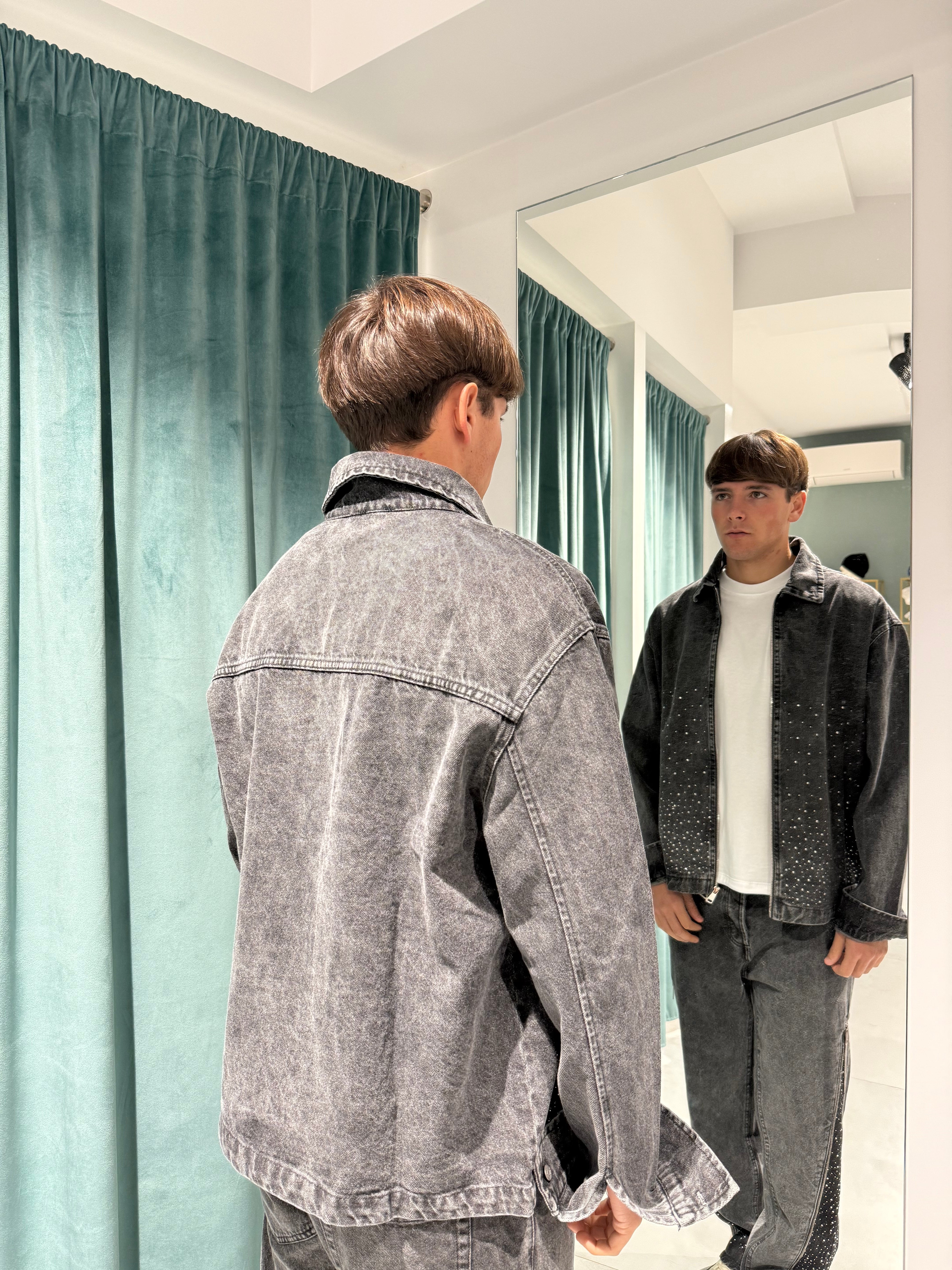 coordinato zip diamond