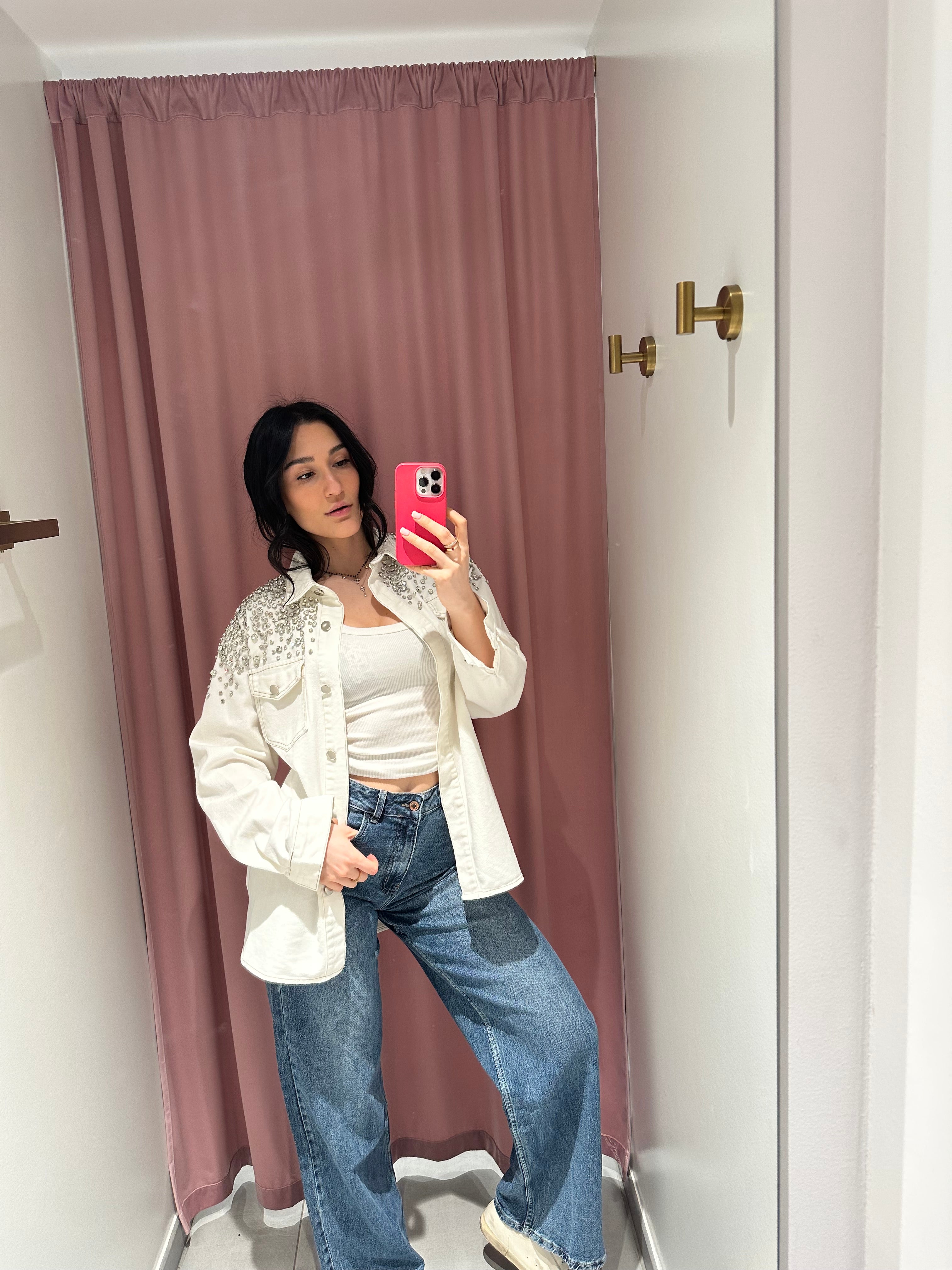 camicia strass