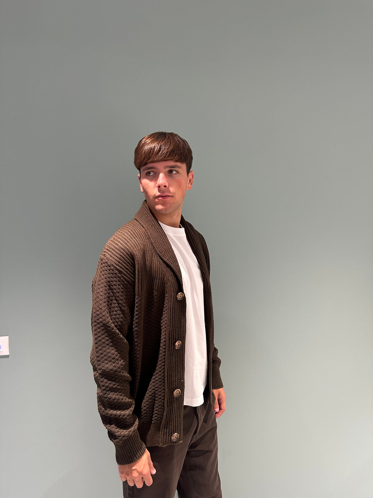 cardigan nido d'ape