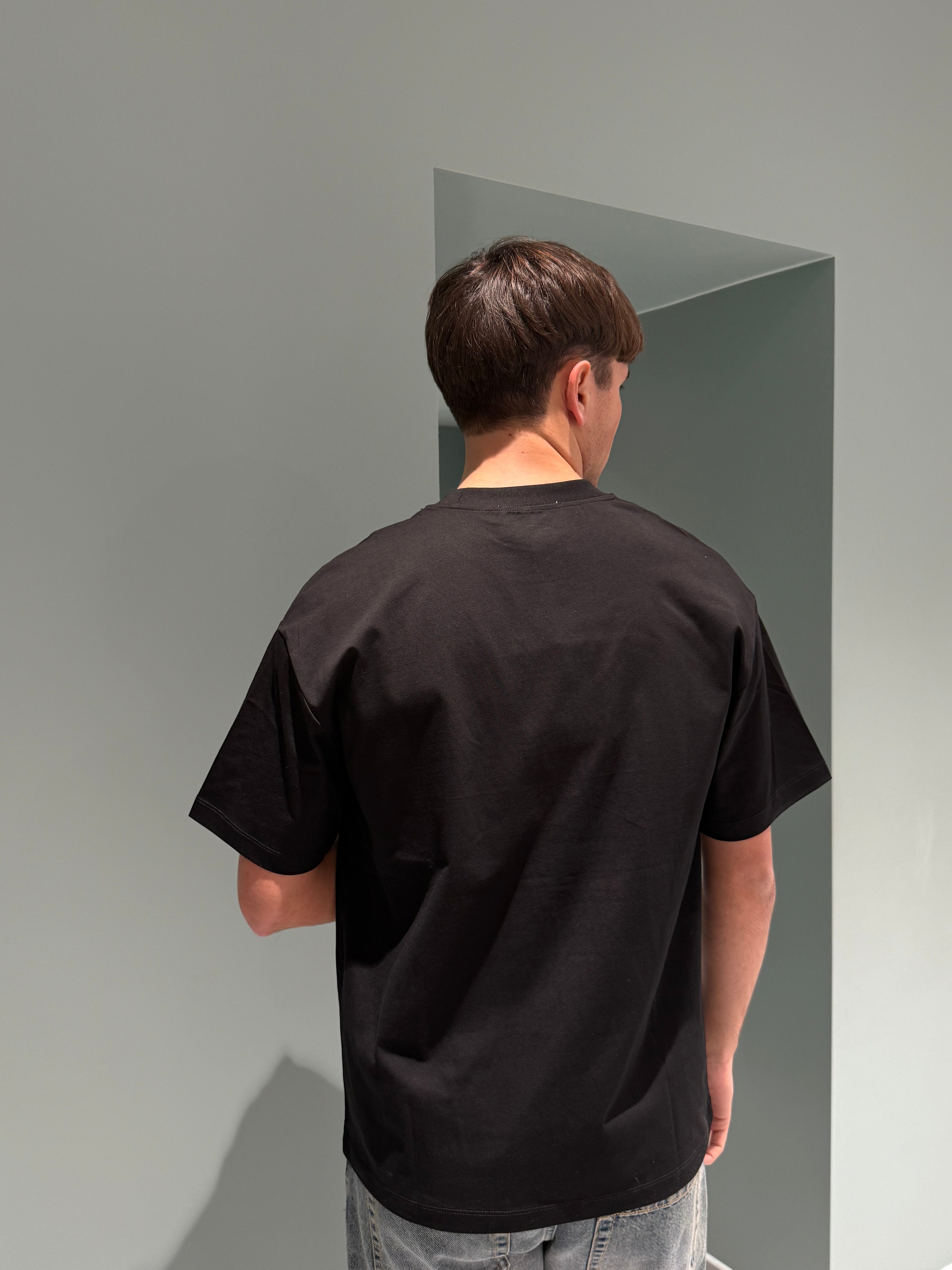 t-shirt over girocollo