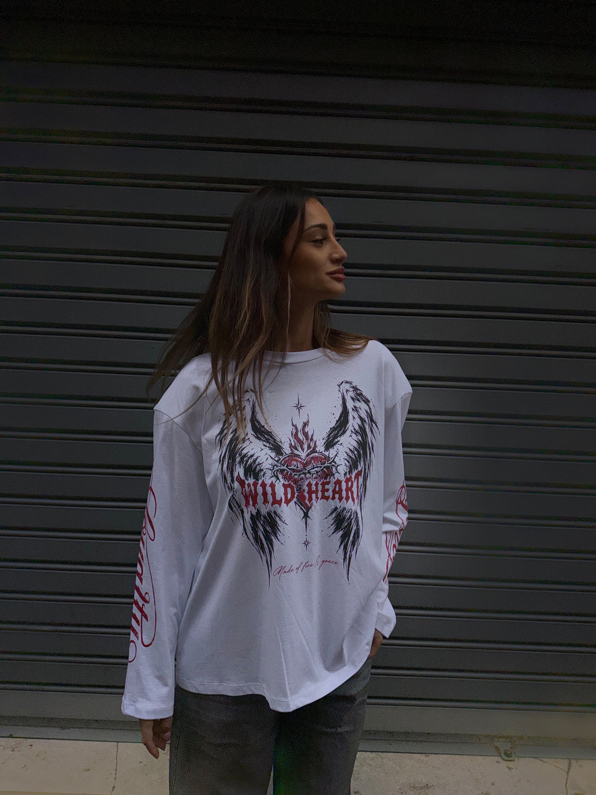 long sleeve wild heart