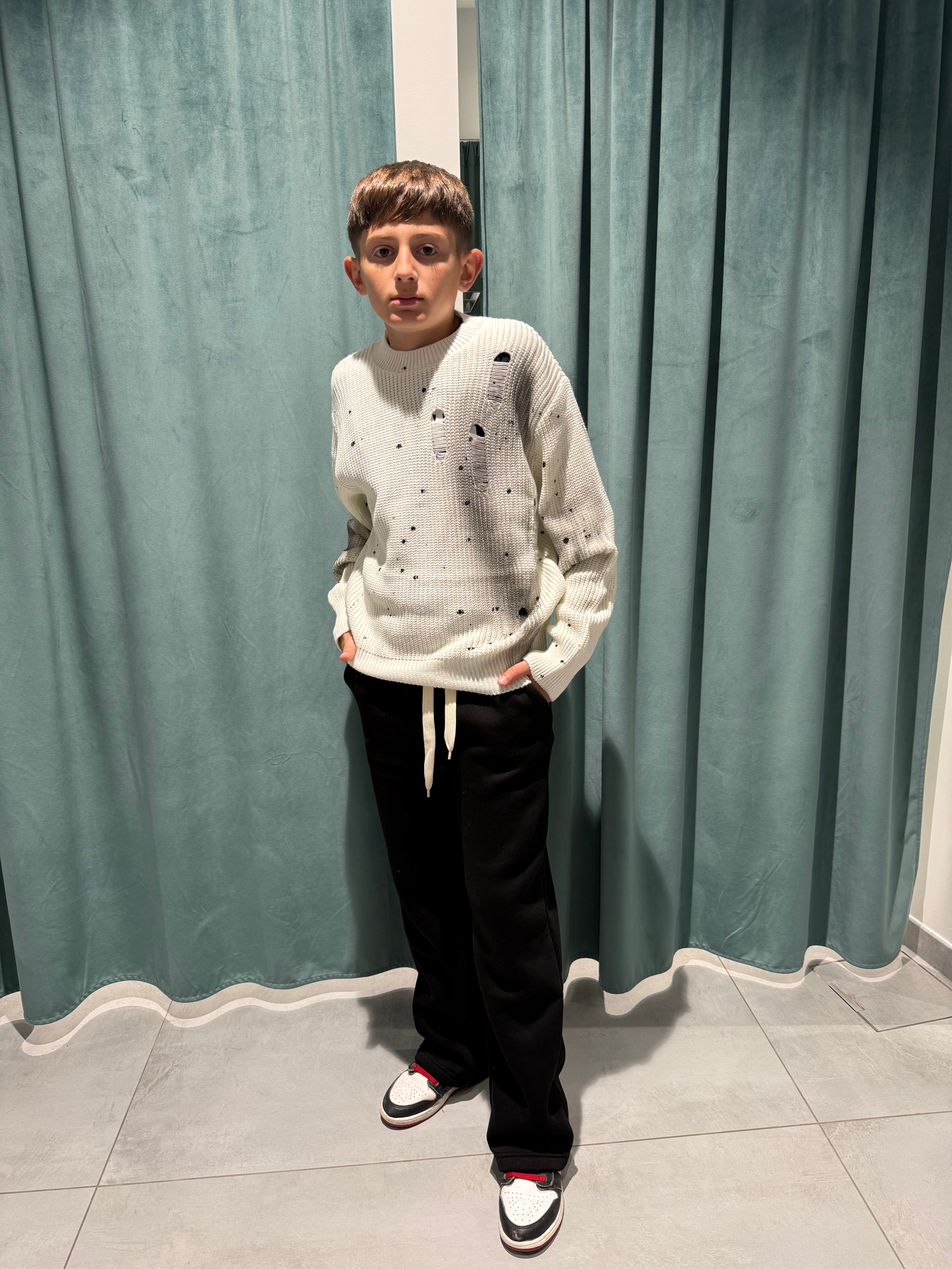 maglione rotture schizzi kids