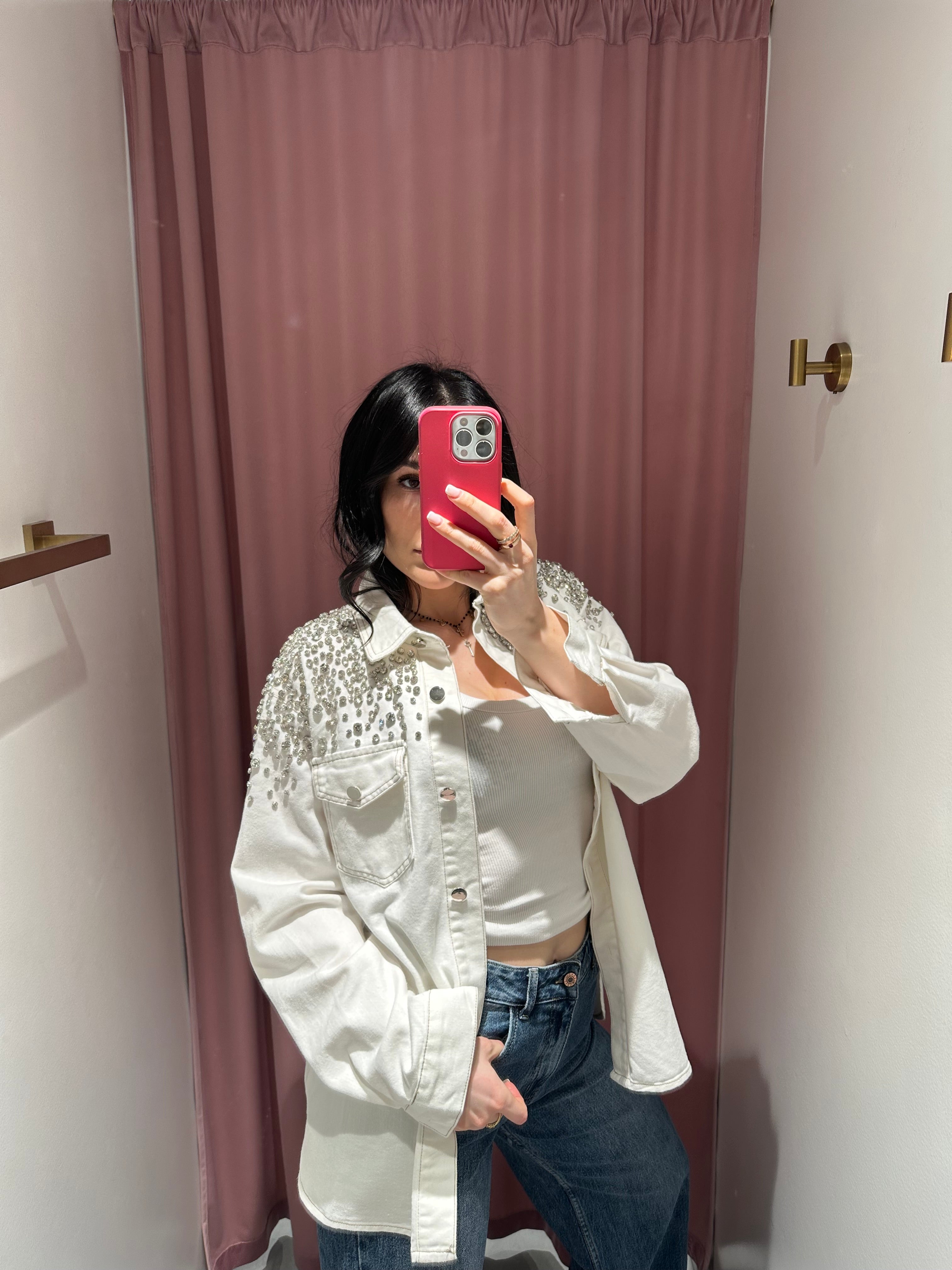 camicia strass