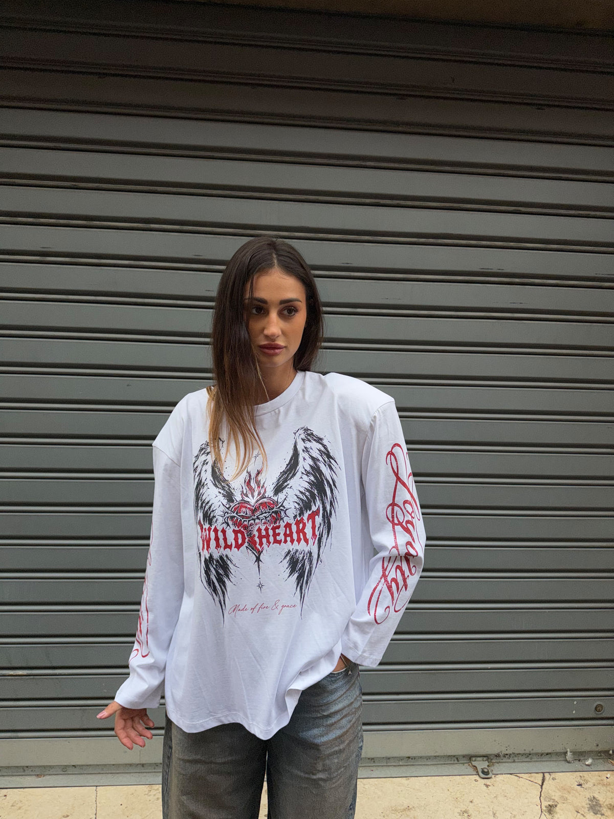 long sleeve wild heart