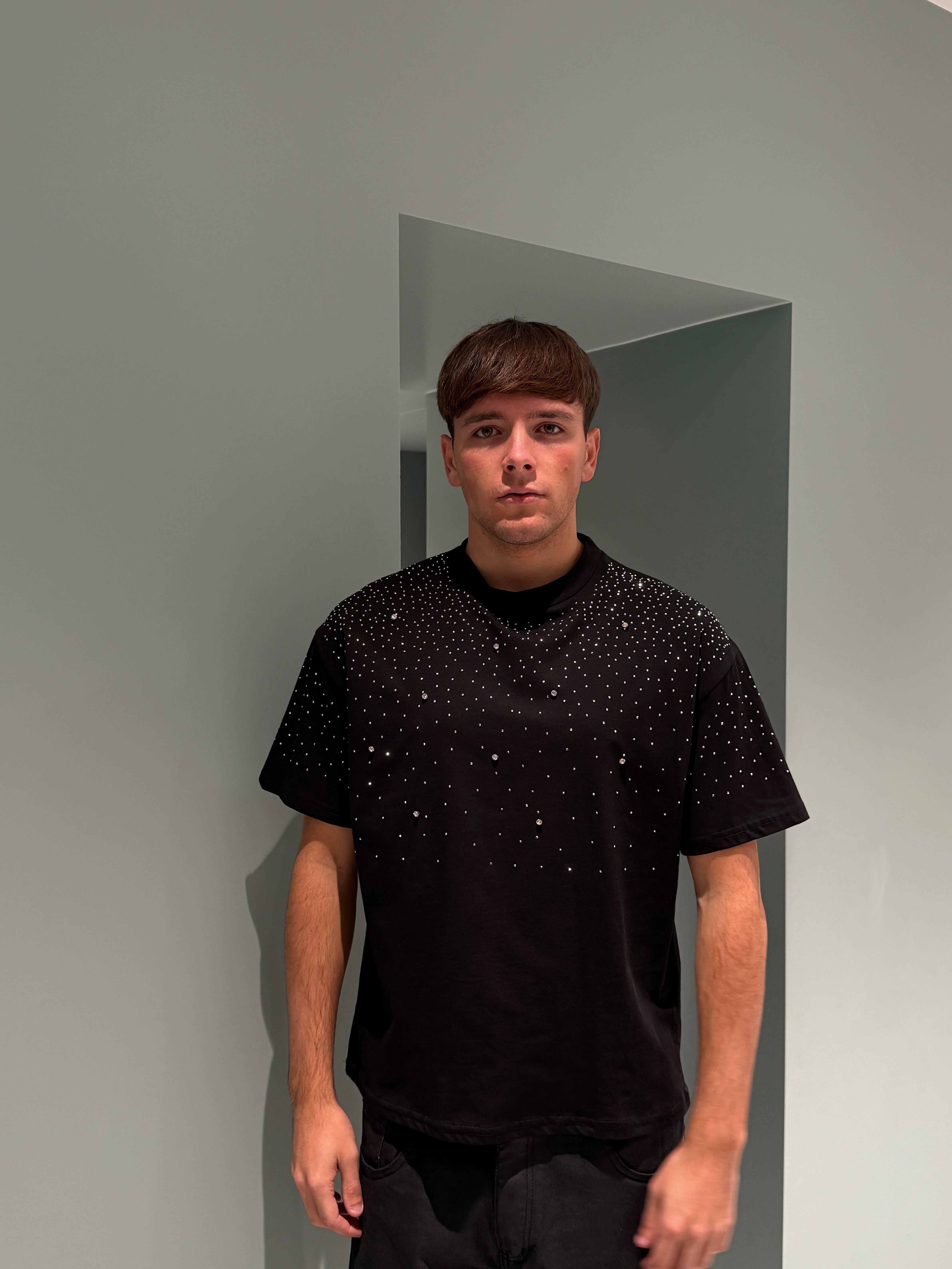 t-shirt diamantata