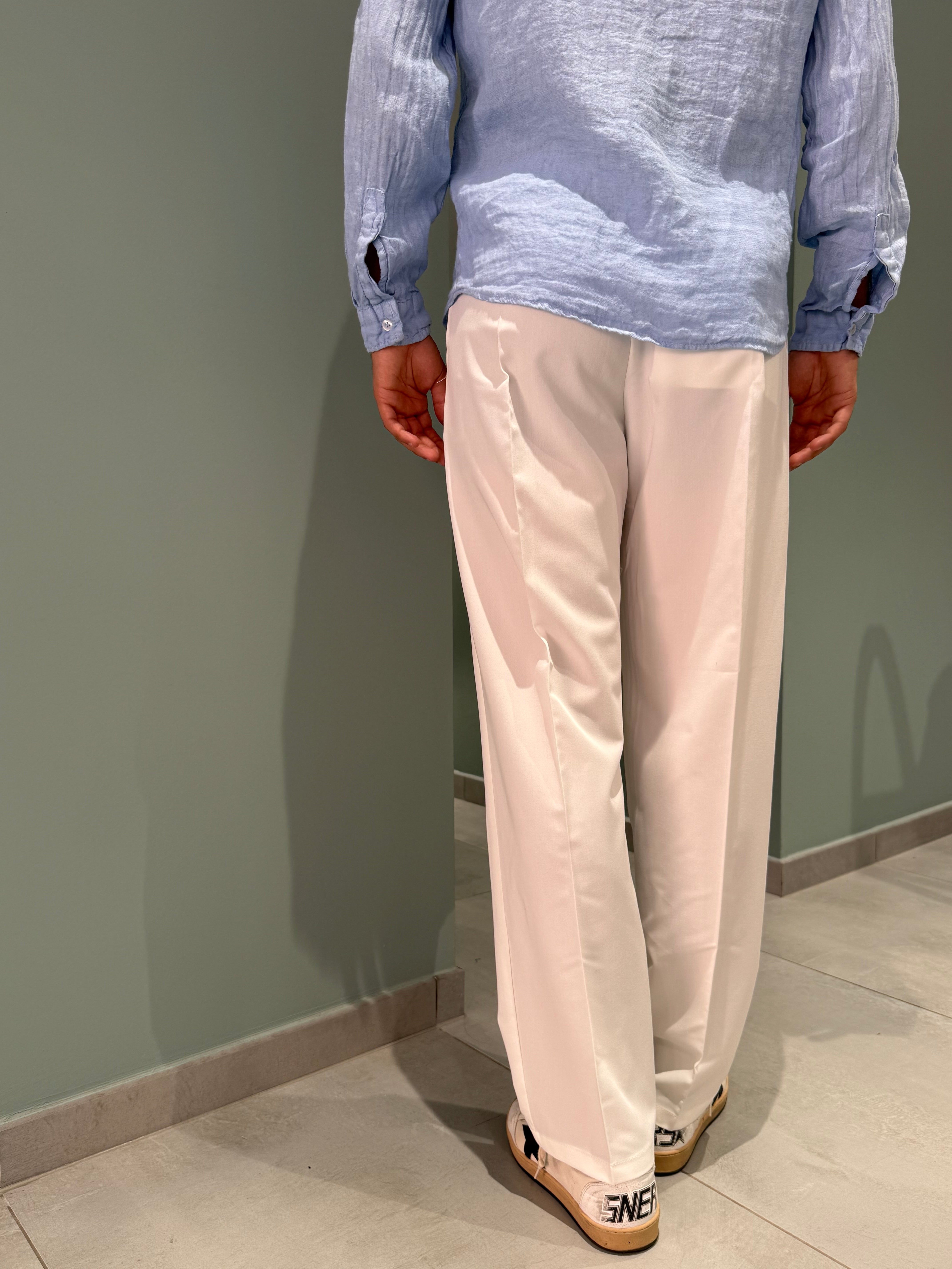 pantalone elegante morbido