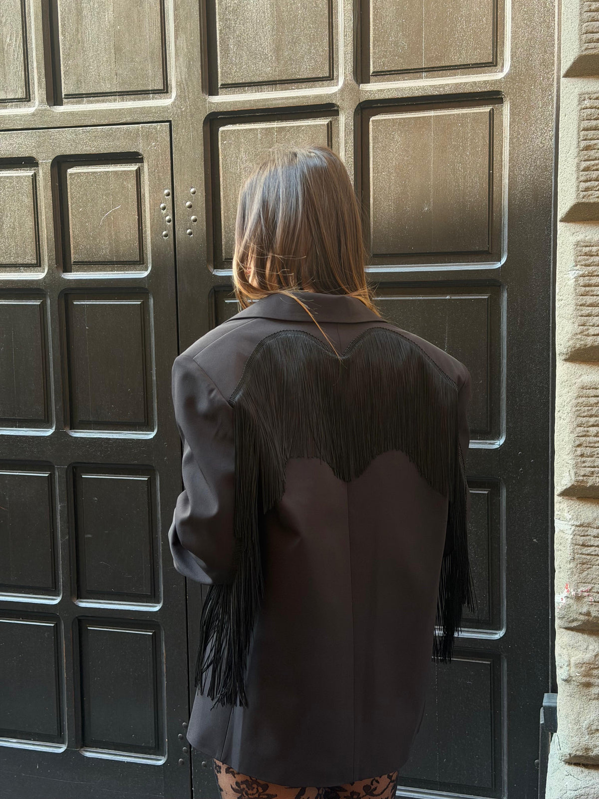 blazer frange