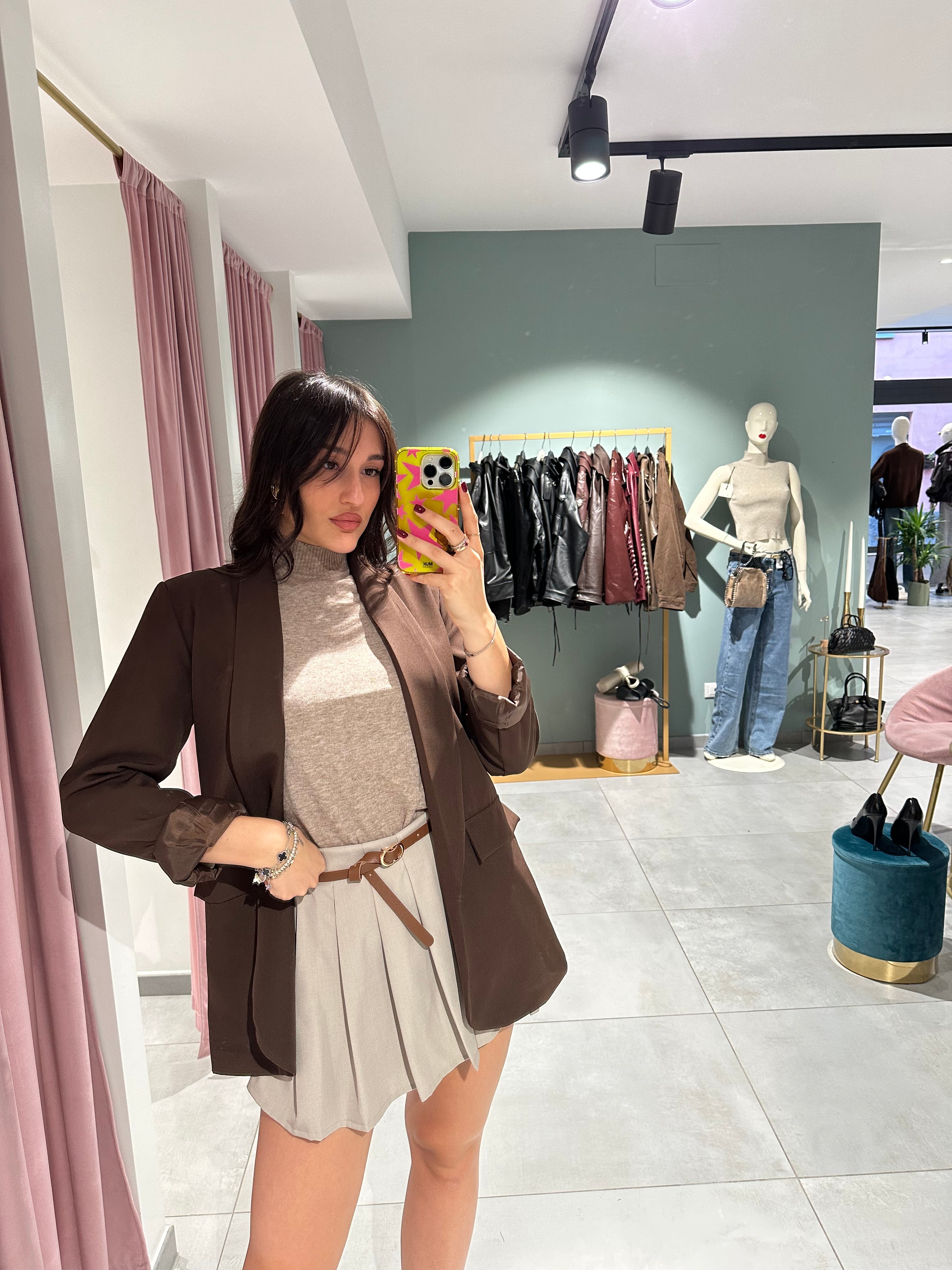 pantaloncino pieghe