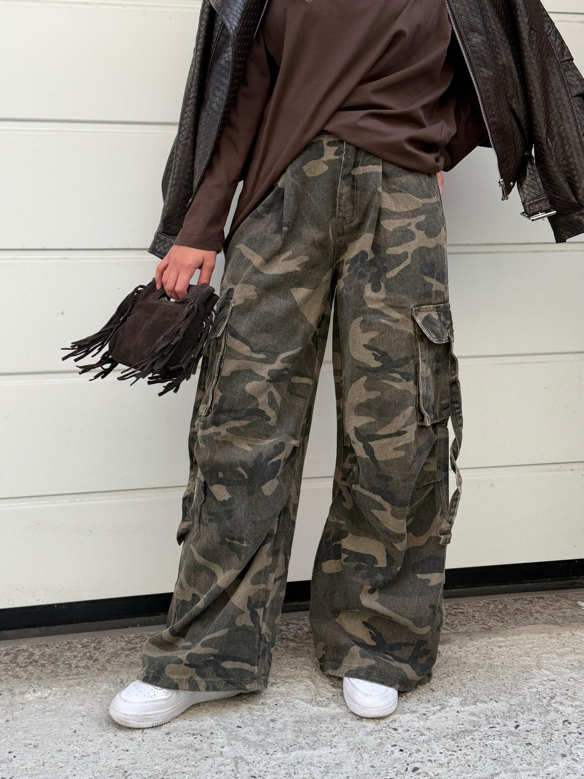 jeans militare tasconi
