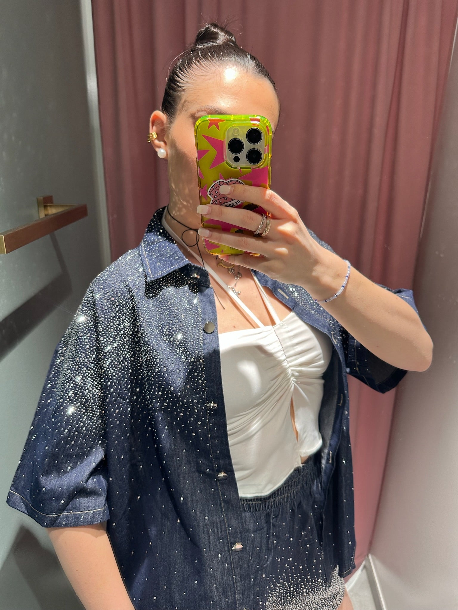 coordinato jeans brillo