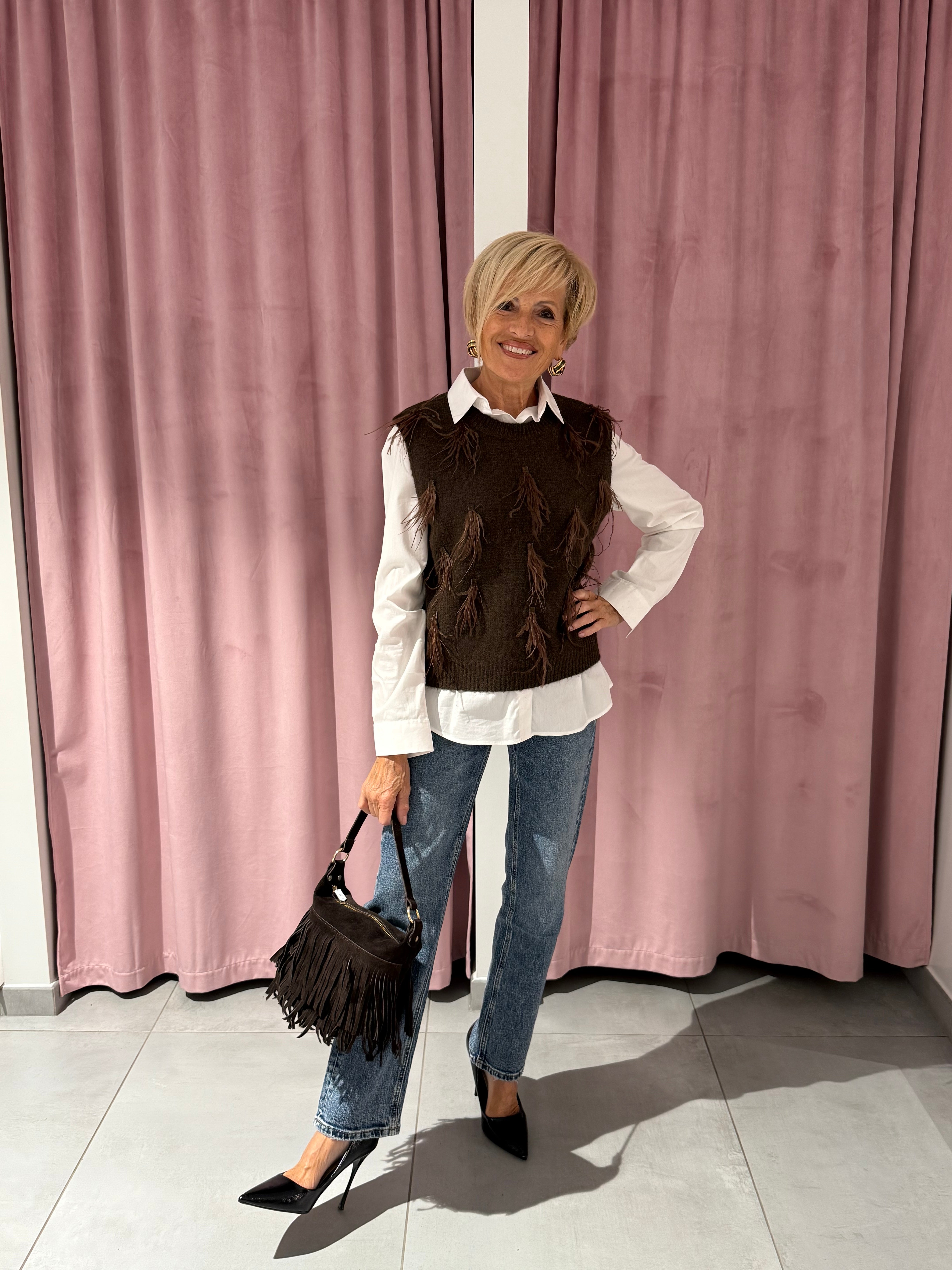 gilet piume