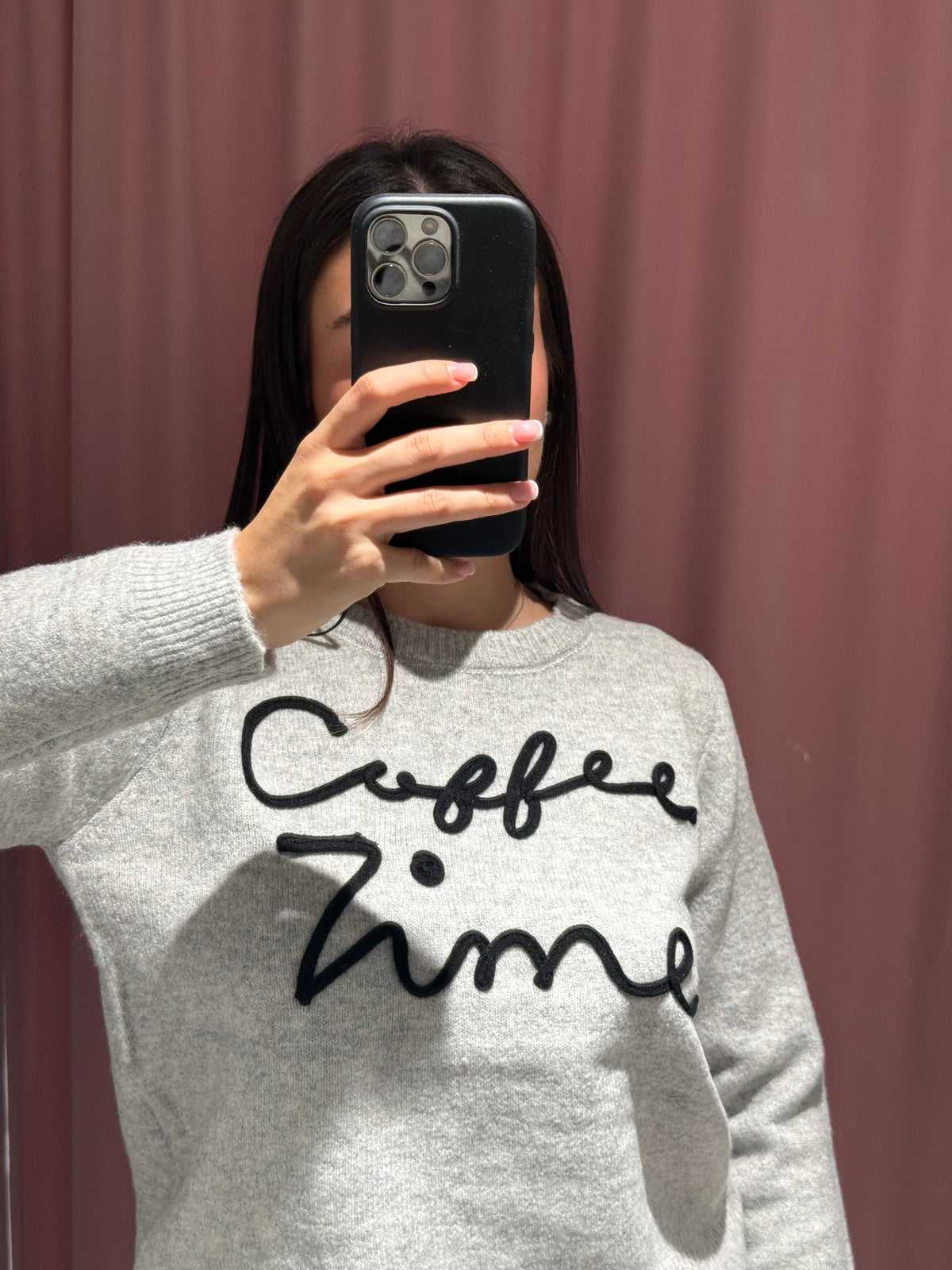 maglione "coffee time"