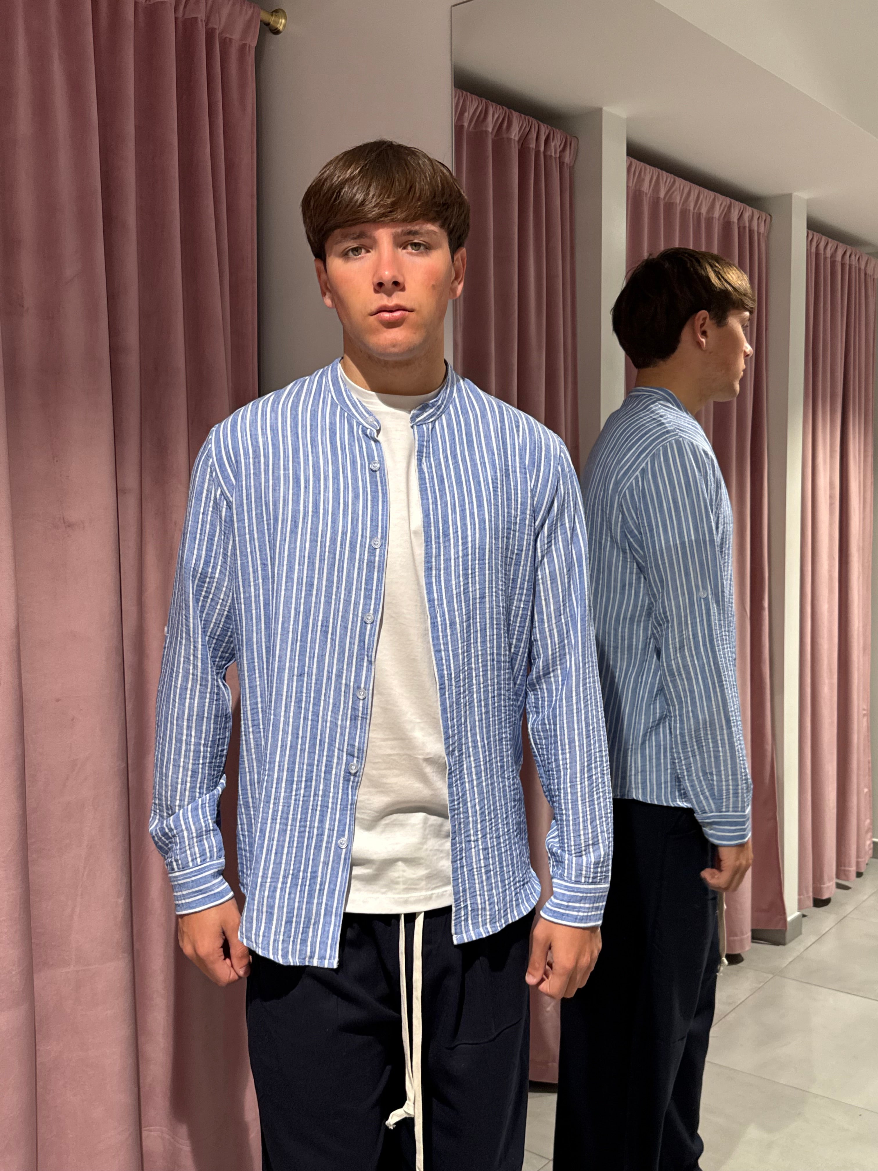 camicia coreana rigoni