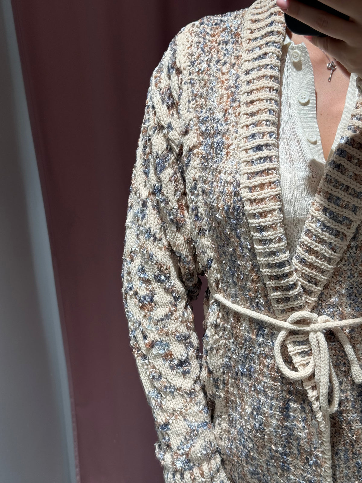 cardigan ciniglia