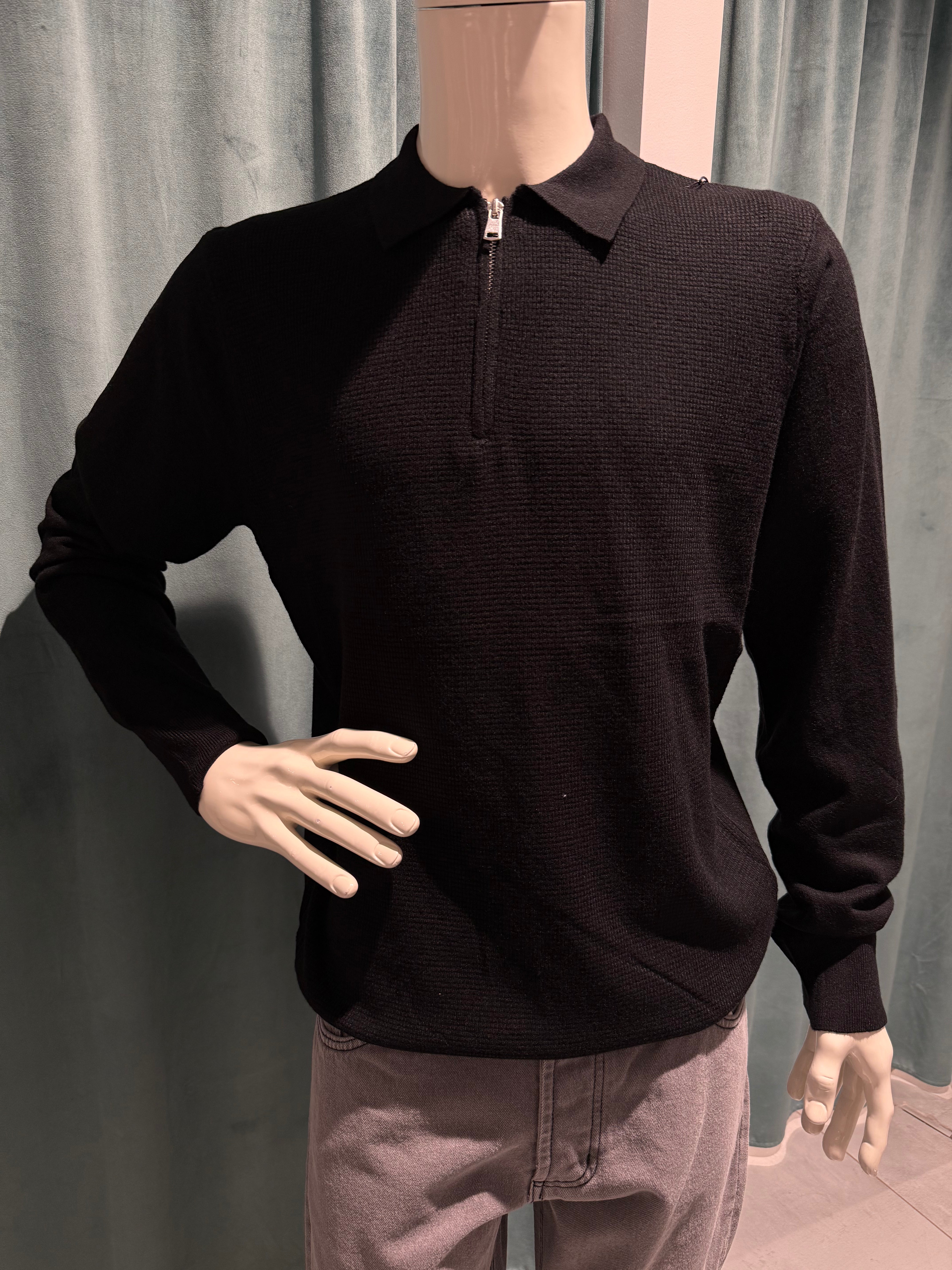 maglioncino polo zip