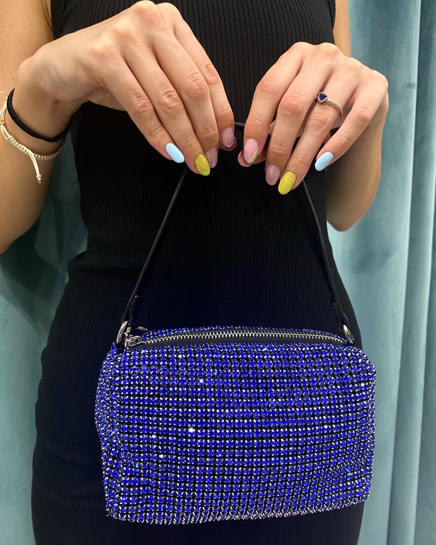 borsa strass